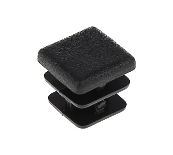 Внутренняя заглушка для трубы Tech-Krep 80x80 мм, черный пластик, 1 шт. пакет 155034 27681894