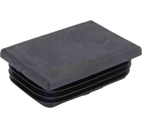 Заглушка внутренняя для трубы Tech-Krep/Zitar 40x60мм., черн.пластик, (4 шт) - пакет 150421