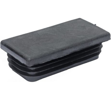 Заглушка внутренняя для трубы Tech-Krep/Zitar 30x60 мм, черн.пластик, (4 шт) - пакет 155038