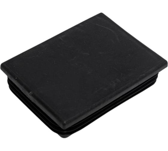 Заглушка внутренняя для трубы Tech-Krep/Zitar 60x80 мм, черн.пластик, (1 шт) - пакет 155040