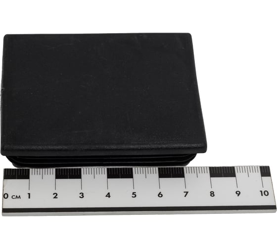 Заглушка внутренняя для трубы Tech-Krep/Zitar 60x80 мм, черн.пластик, (1 шт) - пакет 155040