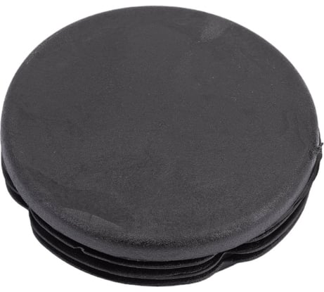 Заглушка внутренняя для трубы Tech-Krep/Zitar D57 мм, черн.пластик, (4 шт) - пакет 155044