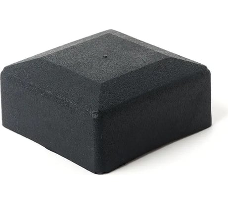 Заглушка наружная для трубы Tech-Krep/Zitar 60x60 мм, черн.пластик, (4 шт) - пакет 155033