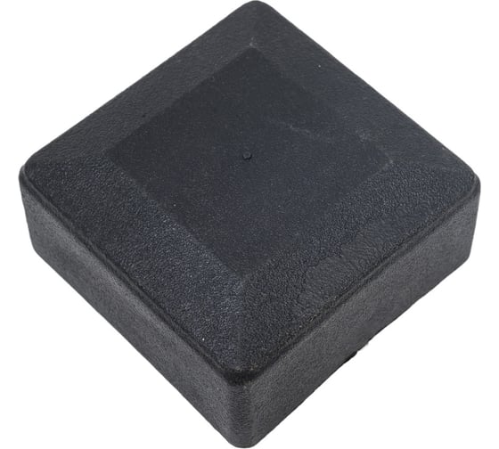 Заглушка наружная для трубы Tech-Krep/Zitar 60x60 мм, черн.пластик, (4 шт) - пакет 155033