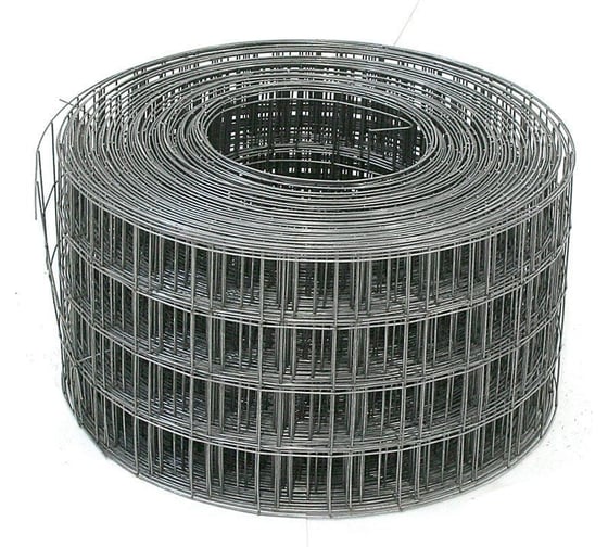 Сварная оцинкованная сетка Кордленд Ø 1,4 мм, ячейка 50x50 мм, 0,2x50 м SVA-00105