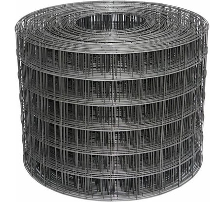 Сварная оцинкованная сетка Кордленд Ø 1,6 мм, ячейка 50x50 мм, 0,3x25 м SVA-00114