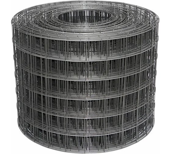Сварная оцинкованная сетка Кордленд Ø 1,6 мм, ячейка 50x50 мм, 0,35x50 м SVA-00112 1