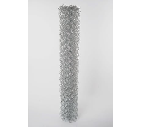 Сетка рабица ООО «ТД «КАСКАД» оцинкованная, ячейка 50x50 мм, d-1.6 мм, 1.5x10 м 505010Ц