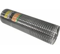 Сварная оцинкованная сетка КБР диаметр проволоки 1.2мм, ячейка 20x20мм, 1-25м KBR20201225ZNA