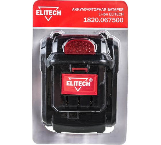 Аккумулятор (14.4 В; 4 А*ч; Li-Ion) Elitech 1820.067500