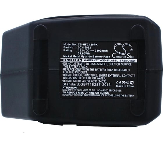 Аккумулятор CS-HFC120PX для HILTI /p/n: 315081, SF 120-A, SF121, SFB121, SFB125/, 3.3Ah/ Cameron Sino P102.00057