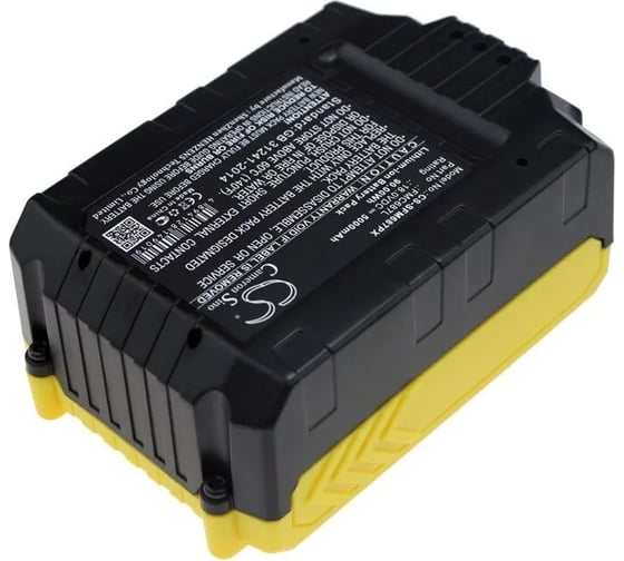 Аккумулятор CS-SFM687PX для Stanley p/n: FMC687L, 5.0Ah, 18V Cameron Sino P102.00076