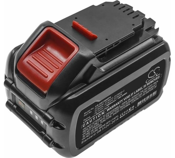 Усиленный аккумулятор CS-DEC060PH для Dewalt p/n: DCB606, DCB609, DCB612, 20V 9.0A, Cameron Sino P102.00100