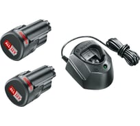 Набор базовый Home&Garden АКБ 2x12V 1.5 А*ч, ЗУ GAL 1210 CV Bosch 1600A01L3E