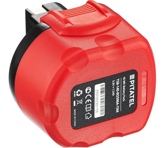 Аккумулятор для BOSCH (p/n: 2607335707, 2607335272, 2607335260, BAT0408), 1.5Ah 9.6V Pitatel TSB-140-BOS96A-15M