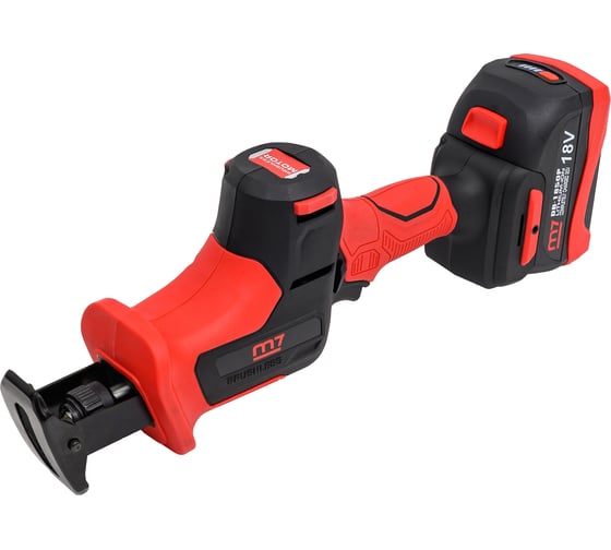 Аккумуляторная сабельная пила MIGHTY SEVEN 18 В, 4 предмета, кейс DRS-102A