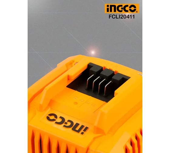 Зарядное устройство интеллектуальное FCLI 20 В, 4 А*ч INGCO FCLI20411