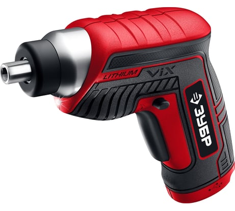 Аккумуляторная отвертка ЗУБР ViX 3.6 В ЗО-Е-3.6 Ли