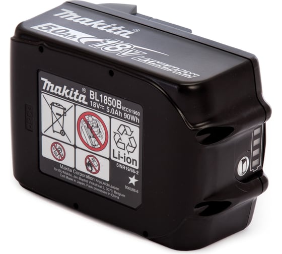 Аккумулятор BL1850B (18 В, 5.0 Ач, Li-ion, без упаковки) Makita 632F15-1