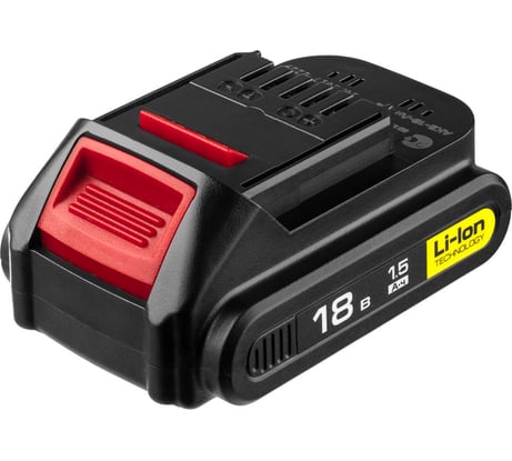 Аккумулятор для шуруповертов ДА-18-2-Ли М2 (Li-Ion, 18 В, 1.5 А) МАСТЕР ЗУБР АКБ-18-Ли 15М2
