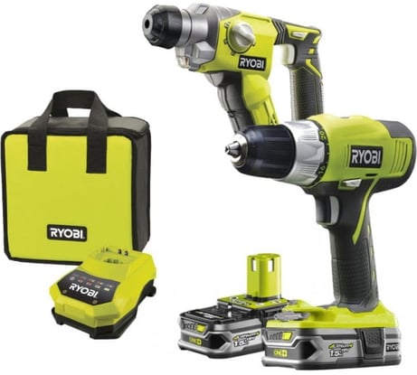 Набор инструментов Ryobi: перфоратор + дрель R18DDSDS-LL15S 5133002773