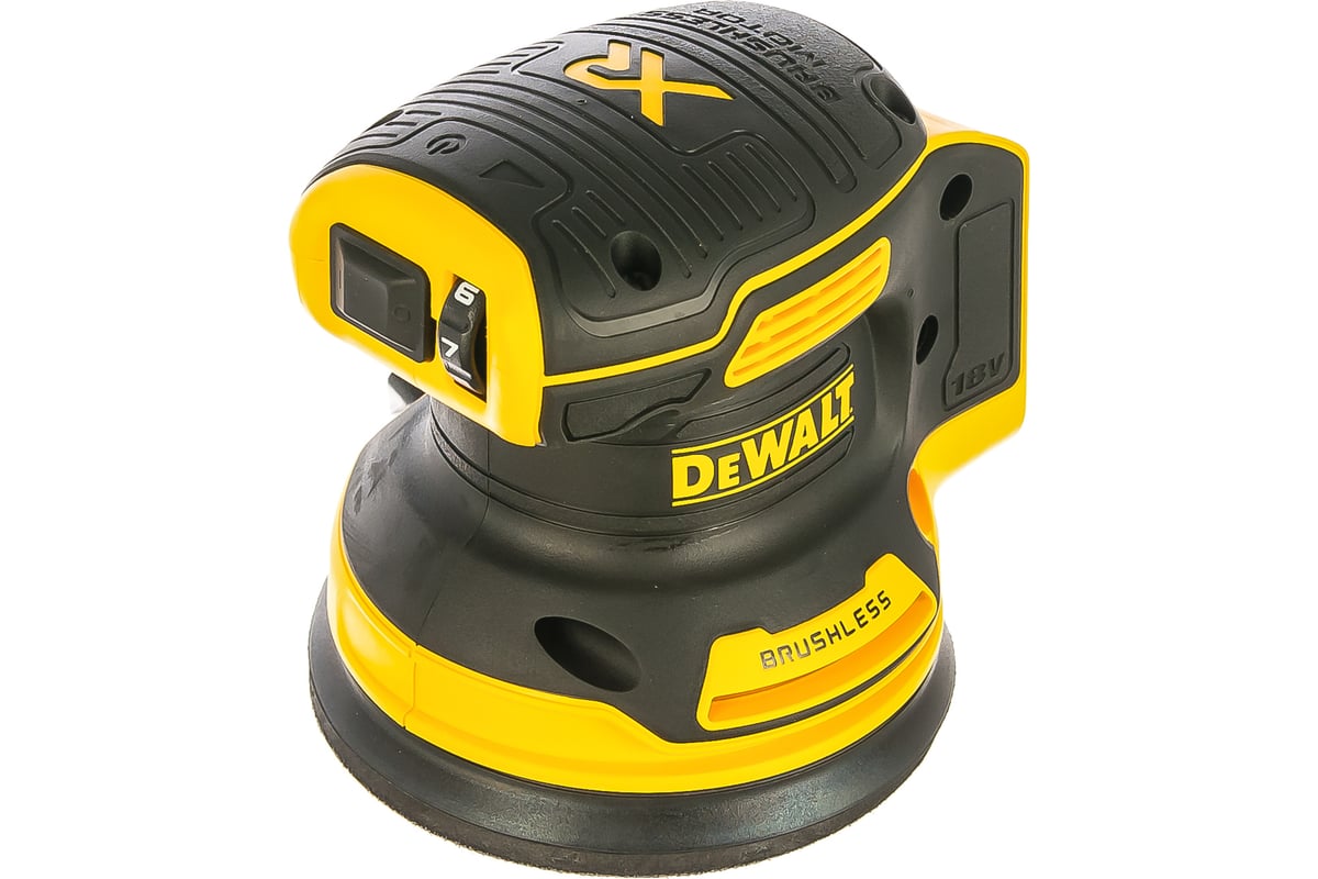 Эксцентриковая орбитальная шлифовальная машина DEWALT 18.0 В XR DCW210N-XJ