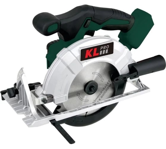 Циркулярная бесщеточная пила KLPRO 18 В / 5,0 Ач 12001 KLDAT18B-50 1