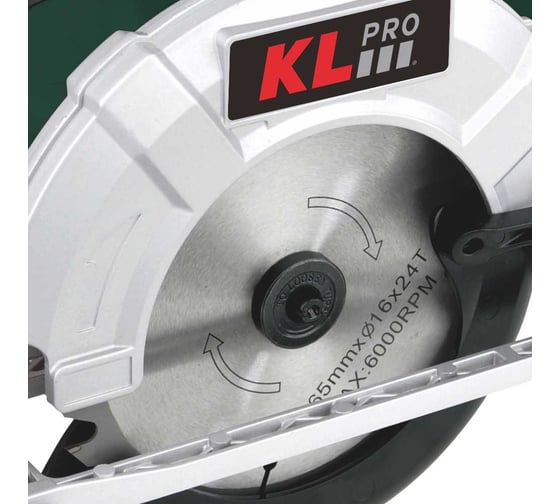 Циркулярная бесщеточная пила KLPRO 18 В / 5,0 Ач 12001 KLDAT18B-50