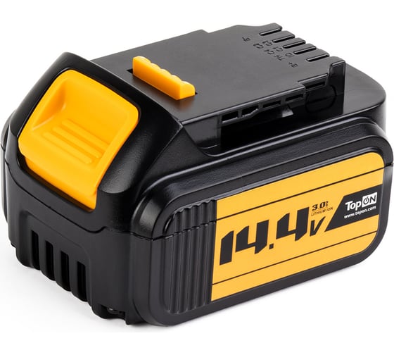 Аккумулятор для электроинструмента DeWalt (Li-Ion, 14.4В, 3Ач) TopON PN: DCB140 TOP-PTGD-DE-14.4