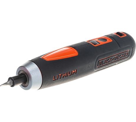 Аккумуляторная отвертка Black&Decker ION + 4 насадки BD40K4-RU