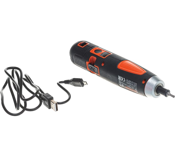 Аккумуляторная отвертка Black&Decker ION + 4 насадки BD40K4-RU