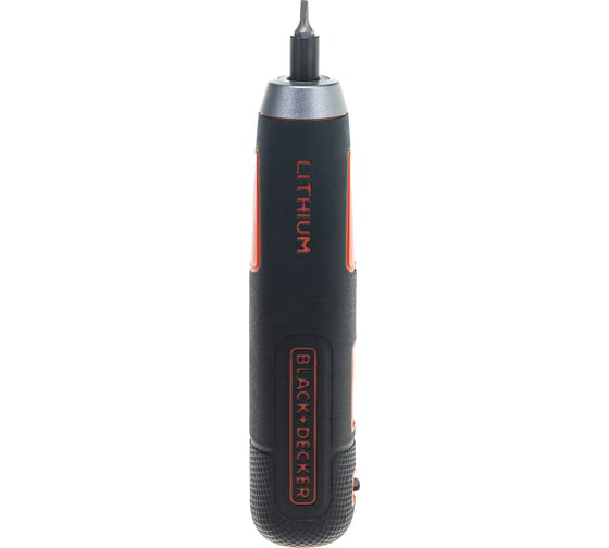 Аккумуляторная отвертка Black&Decker ION + 4 насадки BD40K4-RU