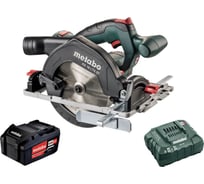 Аккумуляторная дисковая пила Metabo KS 18 LTX 57 + 1 Li-Powerх 4 Ач + ЗУ ASC30-36 T03480