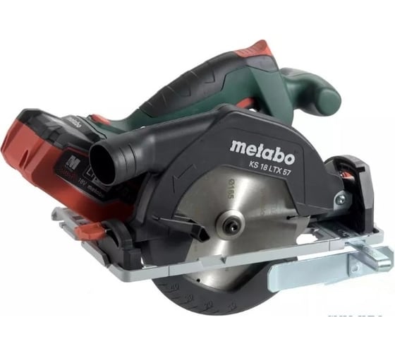 Аккумуляторная дисковая пила Metabo KS 18 LTX 57 + 1 Li-Powerх 4 Ач + ЗУ ASC30-36 T03480