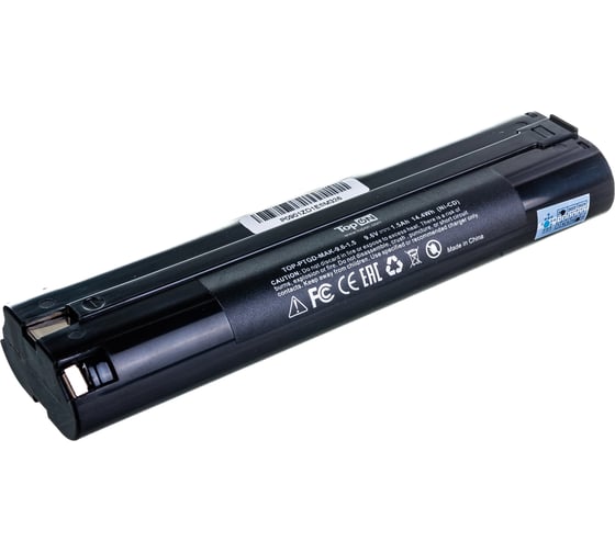 Аккумулятор для электроинструмента Makita (Ni-Сd, 9.6В, 1.5Ач) TopON PN: 191681-2 TOP-PTGD-MAK-9.6-1.5