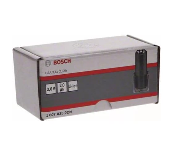 Аккумулятор Li-Ion 3.6В, 2.0 Ач Bosch 1607A350CN