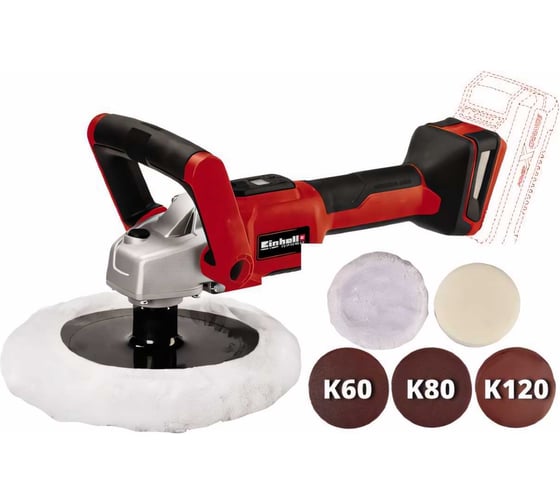 Полировальная машина Einhell PXC CE-CP 18/180 Li E-Solo 2093320