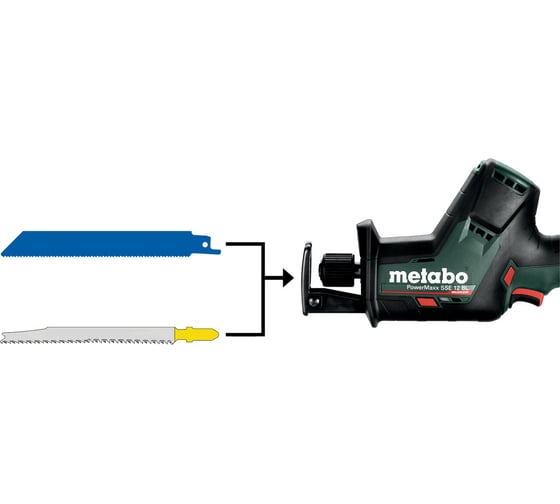 Аккумуляторная ножовка Metabo PowerMaxx SSE 12 BL 602322500