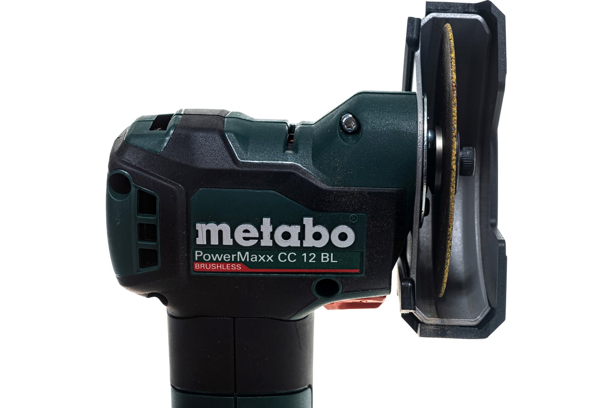 Аккумуляторная угловая шлифовальная машина Metabo PowerMaxx CC 12 BL  600348500