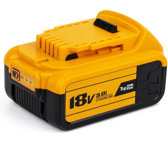 Аккумулятор для DeWalt 18В, 3 А*ч (Li-Ion) PN: DCB180 TopOn TOP-PTGD-DEW-18.3.0