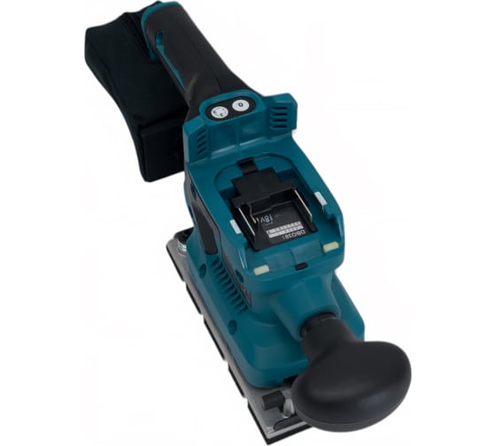 Аккумуляторная вибрационная шлифмашина Makita LXT, BL, 18В, XPT, AWS, 93x228 мм, 4000-12000 об\м, ампл-2.0 мм, 1.5кг, кор,п\сборник, зажим, WUT01, без аккум. и з/у DBO381ZU