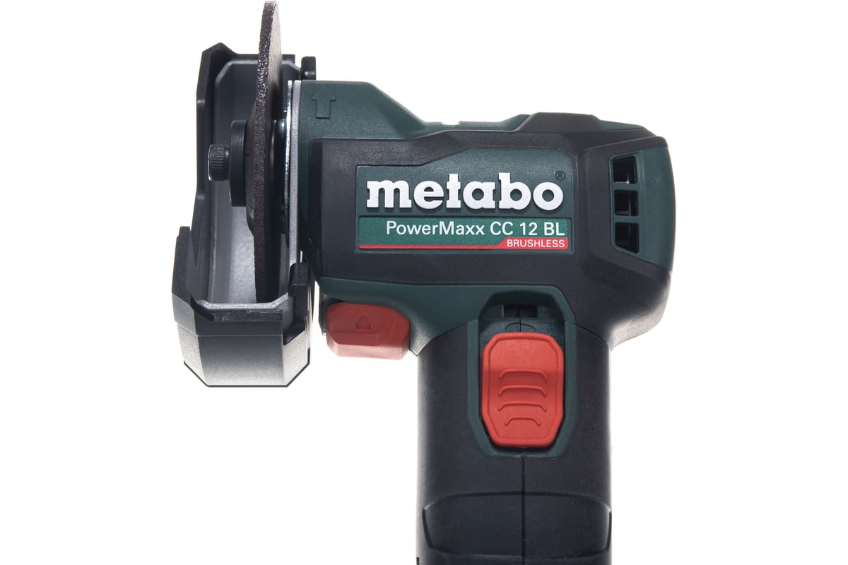 Аккумуляторная угловая шлифмашина Metabo PowerMaxx CC 12 BL 600348850 -  выгодная цена, отзывы, характеристики, 2 видео, фото - купить в Москве и РФ