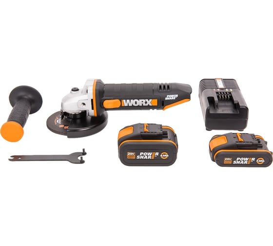 Аккумуляторная угловая шлифмашина WORX WX803
