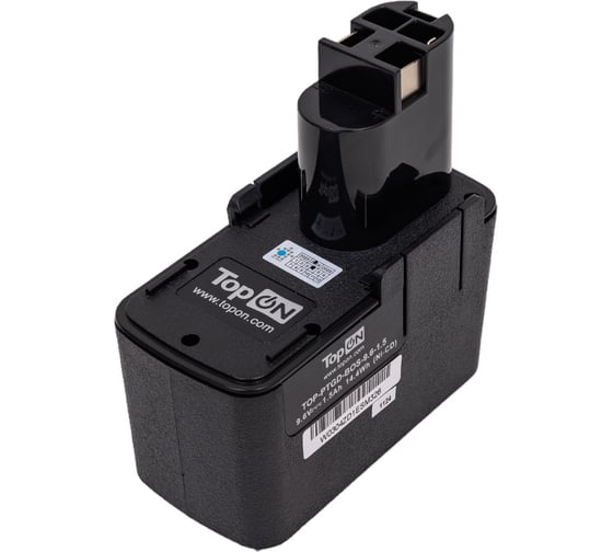 Аккумулятор для электроинструмента Bosch (Ni-Сd, 9.6В, 1.5Ач) TopON PN: 2 607 335 037 TOP-PTGD-BOS-9.6-1.5