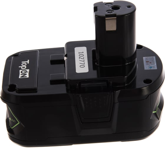 Аккумулятор для электроинструмента Ryobi (Li-Ion, 18В, 4Ач) TopON PN: RB18L40 TOP-PTGD-RY-18-4.0-Li