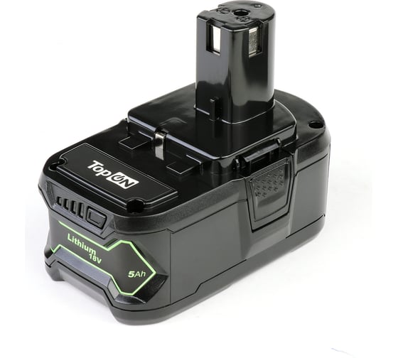 Аккумулятор для электроинструмента Ryobi (Li-Ion, 18В, 5Ач) TopON PN: RB18L50 TOP-PTGD-RY-18-5.0-Li 1