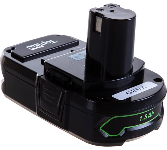 Аккумулятор для электроинструмента Ryobi (Li-Ion, 18В, 1.5Ач) TopON PN: RB18L15 TOP-PTGD-RY-18-1.5-Li
