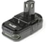 Аккумулятор для электроинструмента Ryobi (Li-Ion, 18В, 2.5Ач) TopON PN: RB18L25 TOP-PTGD-RY-18-2.5-Li 1