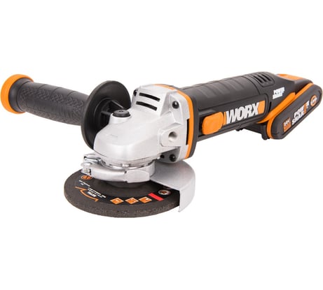 Аккумуляторная угловая шлифмашина WORX кейс WX800