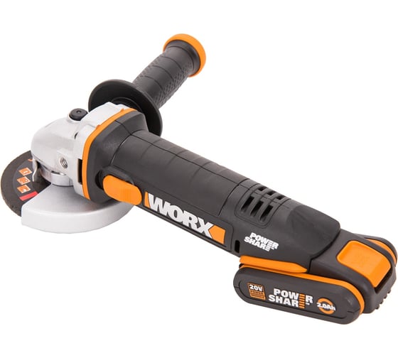 Аккумуляторная угловая шлифмашина WORX кейс WX800